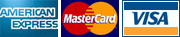 We accept major credit cards